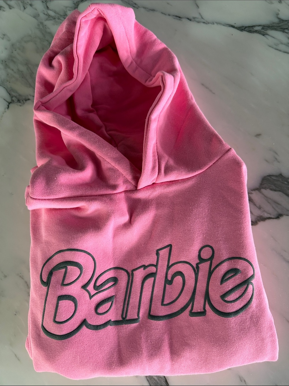 CottonOn Barbie Hot Pink Logo Hoodie